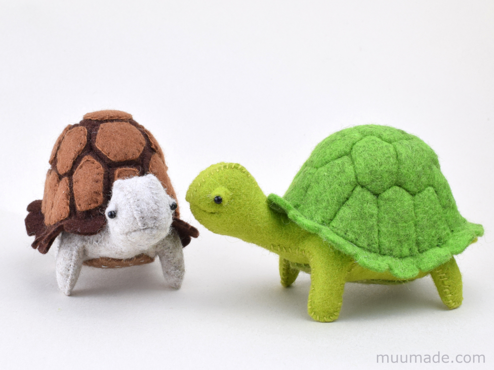 Muumade - The Little Felt Turtle / Tortoise
